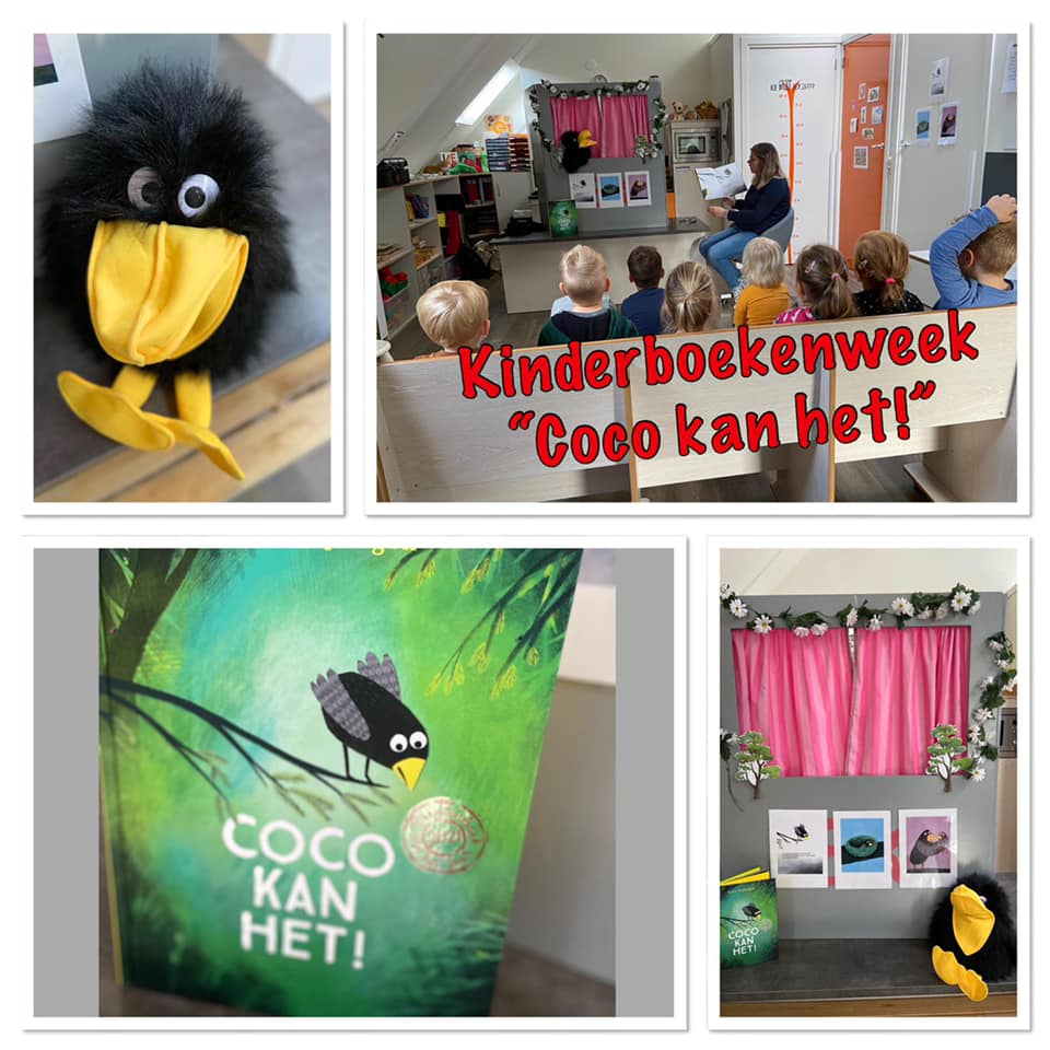 Die gekke Coco zet bij ons de boel op stelten tijdens de kinderboekenweek :-)