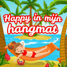 Zomerrrrrr, wij liggen Happy in onze Hangmat